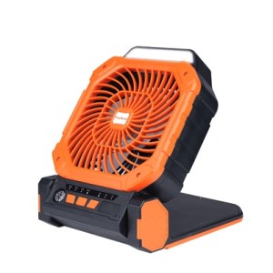 Solar Camping Fan with Light