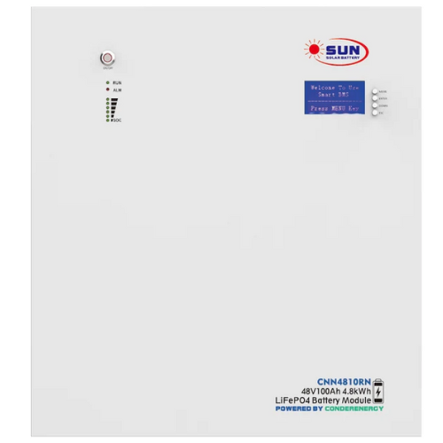 SUN SOLAR 48V 100AH 4.8KWH A-GRADE LITHIUM BATTERY CNN4811RN